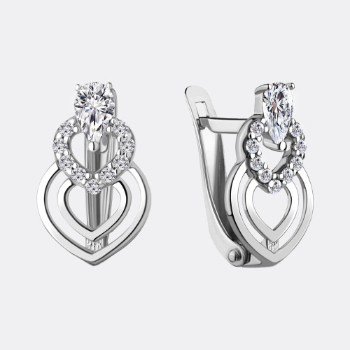 картинка Серьги из серебра 925 пробы от ювелирной компании Арт