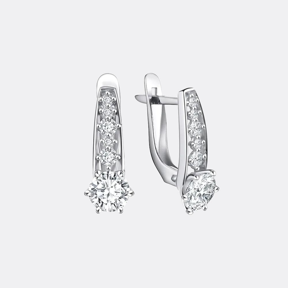 картинка Серьги из серебра 925 пробы от ювелирной компании Арт
