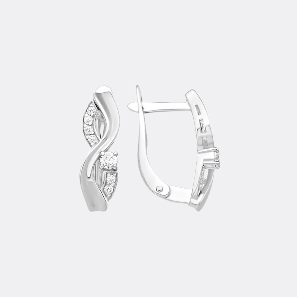 картинка Серьги из серебра 925 пробы от ювелирной компании Арт