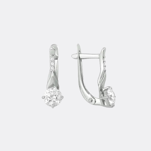 картинка Серьги из серебра 925 пробы от ювелирной компании Арт